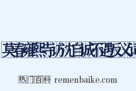 莫春雍熙寺访沈自诚不遇反义词是什么意思的图片